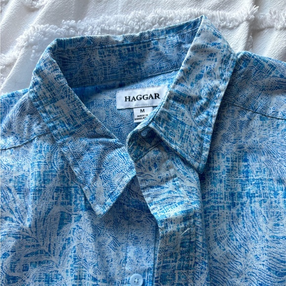 Men’s Haggar Casual Button Down - Picture 2 of 2